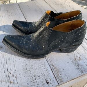 Old Gringo Black Studded Ankle Boots